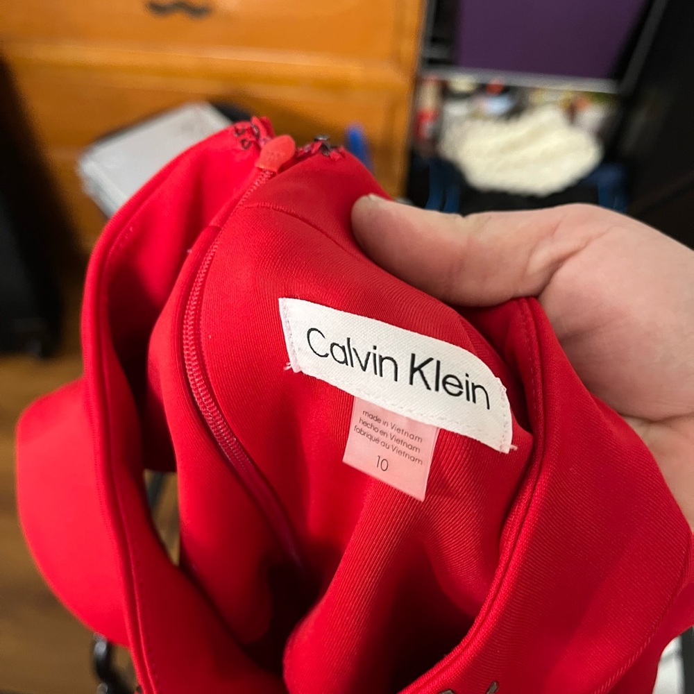 Calvin Klein Red Dress
